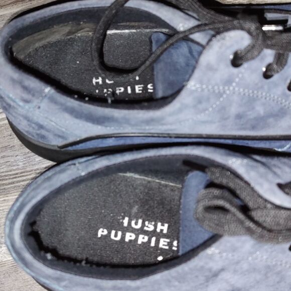 Hush Puppies Suede Platform Comfort Sneaker’s Sz 10 - Picture 6 of 6